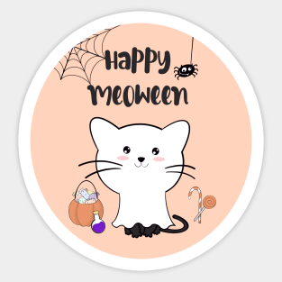 Happy Meoween Sticker